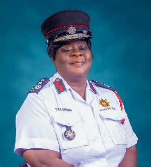Acting Chief Fire Officer (Ag. CFO) Daniella Mawusi Ntow Sapong