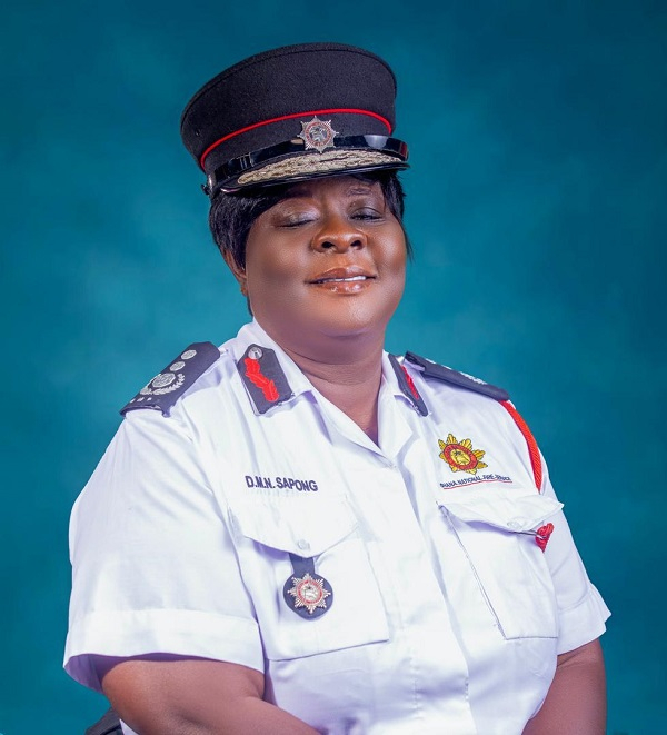 Acting Chief Fire Officer (Ag. CFO) Daniella Mawusi Ntow Sapong