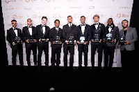 The XI was announced at the PFA Awards at the Manchester Opera House