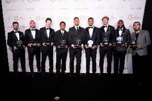The XI was announced at the PFA Awards at the Manchester Opera House The XI was announced at the PFA Awards at the Manchester Opera House