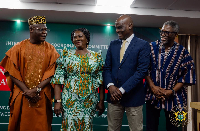 The Vice President in a photograph with some of the dignitaries at the event