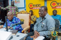President Nana Addo Dankwa Akufo-Addo with Amoako-Attah