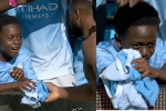 Watch the emotional moment Semenyo gifted his jersey to a young fan