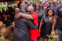 Nii Noi Nortey at OPK's grandmother's funeral
