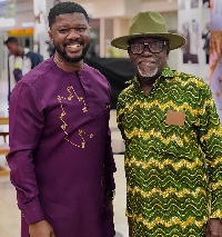 Lloyd Kwadwo Ayirebi Aboagye with Fred Amugi