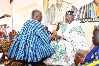 Dr Bawumia assured the Bawkunaba of his commitment to peace in Bawku