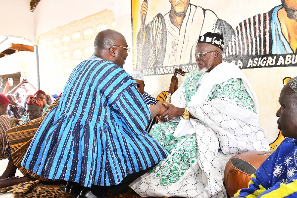 Dr Bawumia assured the Bawkunaba of his commitment to peace in Bawku