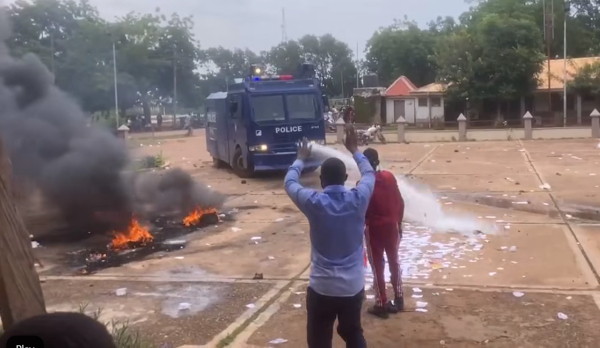 Tamale Technical University protest turns violent as students and police clash
