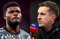 Thomas Partey and Gary Neville