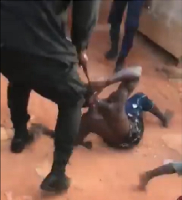 Police in viral dragging suspect on the ground with belt around his neck