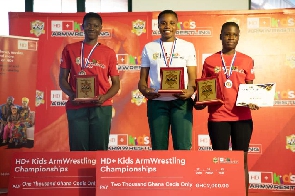 Armwrestling in Ghana ranks 2 amongst the over 50 sports disciplines