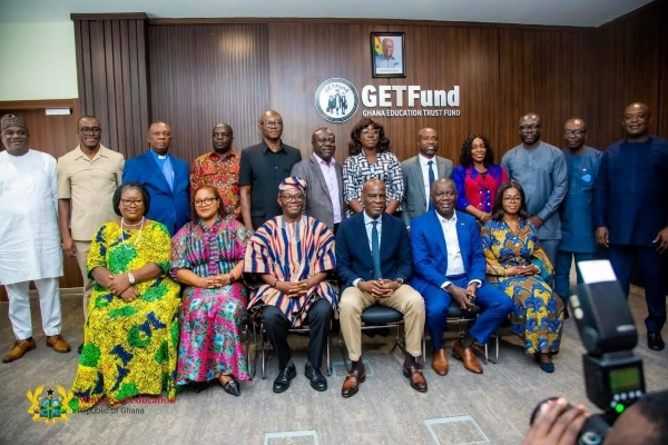 A group photo of NUGS and the GETFund board