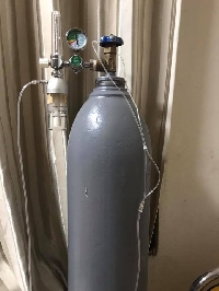 File photo of an oxygen cylinder