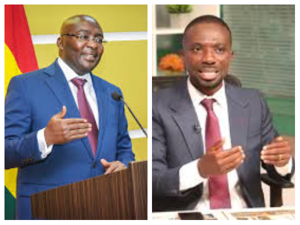Dr Bawumia, former Vice President and his aide Miracle Aboagye
