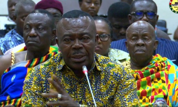 Stephen Asamoah appearing before the Parliament’s Appointments Committee