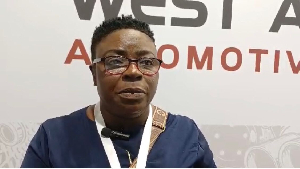 Gifty Fianu, General Secretary of Abossey Okai Spare Parts Dealers Association