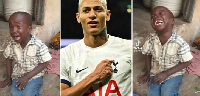 Richarlison seems happy that Arsenal missed out on the PL title