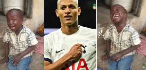 Richarlison seems happy that Arsenal missed out on the PL title