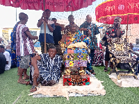 Chief of Adukrom and Nifahene of Akuapem Traditional Area:, Osuodumgya Otutu Ababio V