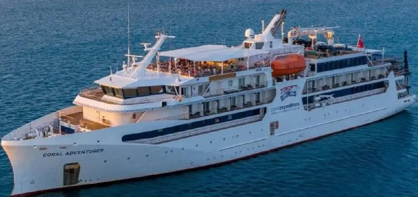 Cruise ship in Papua New Guinea (PNG)