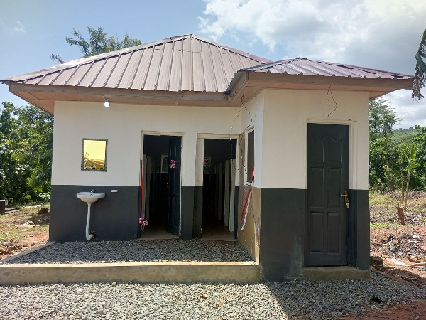 Assemblyman for Kpongunor-North provides new ten-seater toilet facility