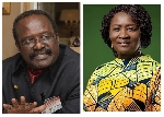 Kwesi Ahwoi and Prof Naana Jane Opoku-Agyemang