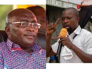 Dr. Mahamudu Bawumia (left) and Baah Acheamfour (right)