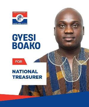 Gyesi Boako is a member of the NPP's National Communication Team