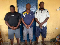 A picture of the suspects arrested by the Police