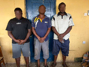 A picture of the suspects arrested by the Police