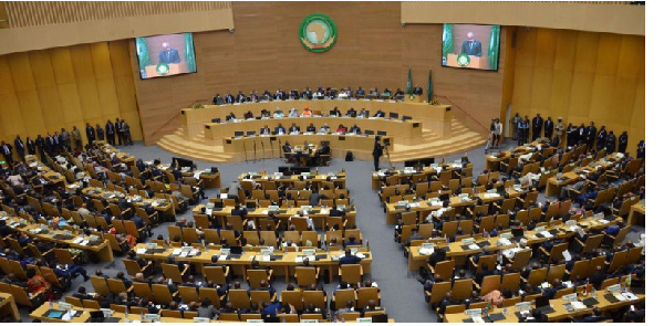 An African Union session at its headquarters in Addis Ababa, Ethiopia
