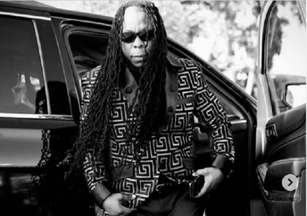 Ghanaian rapper, Edem looking all glammed up at the Grammys