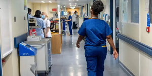 A nurse in the United Kingdom