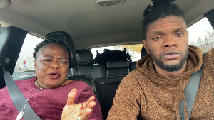 Artiste Maame and Ogidi Brown