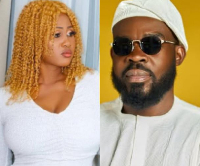 Joana Quaye (L) and her ex-husband Richard Nii Armah Quaye