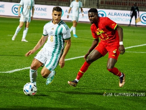 A shot from the match in Algiers