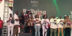 Some of the new executives of the NDC