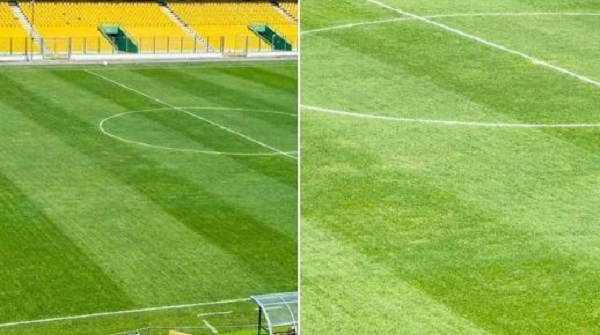 The state of the Accra Sports Stadium pitch