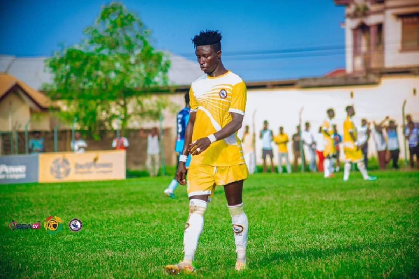 Berekum Chelsea attacker Stephen Amankonah
