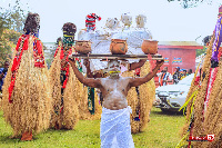 Some Igbos displaying their culture