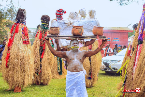 Some Igbos displaying their culture
