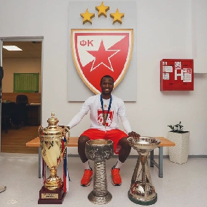 Osman Bukari has helped his team to win 3 trophies in his first season