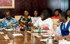 CEO of Heritors Labs, Derrydean Dadzie (left) and some of the webinar participants