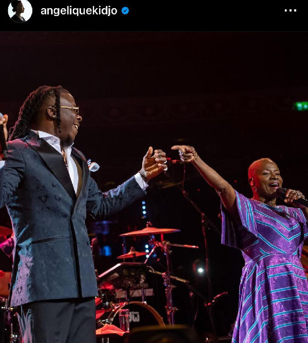 Stonebwoy and Angelique Kidjo
