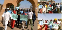 Kaduna residents captured in the ongoing protest
