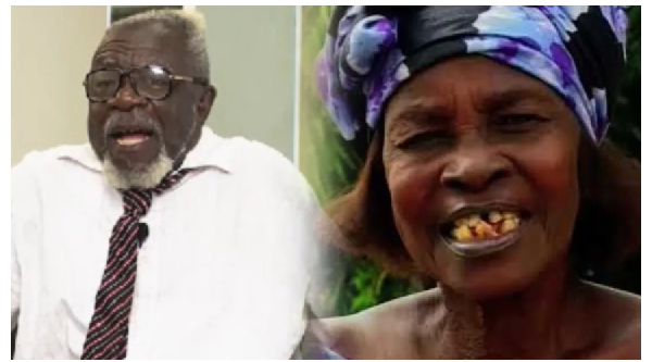 Oboy Siki (L) and late Kumawood actress, Araba Stamp