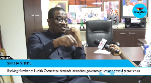 Ranking Member on the Health Committee of Parliament, Dr Nana Ayew Afriye