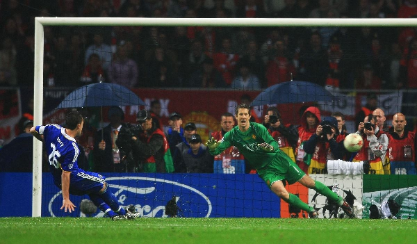 John Terry missed a decisive penalty in the 2008 Champions League final