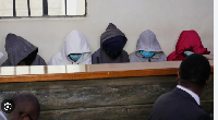 Students from Utumishi Girls Academy appear at Naivasha Law Courts in Nakuru, Kenya, Tuesday, June 2