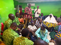 ADB’s delegation aid a condolence visit to the Gbewaa Palace